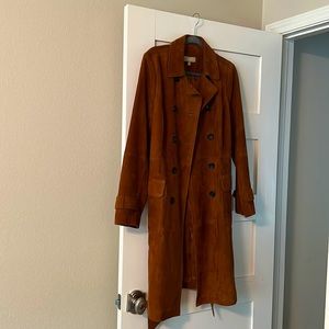 Beautiful leather suede coat.